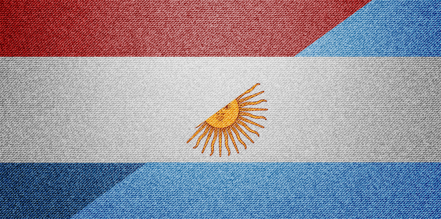 Dutch and argentine flag